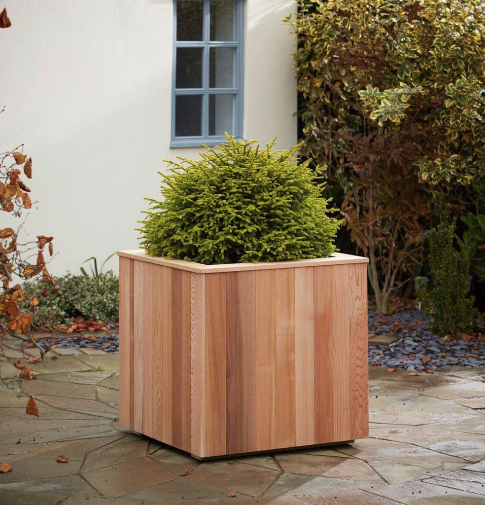 Red Cedar Planter | Cedar Wood Planters | Taylor Made