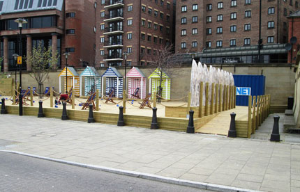 The Quayside Seaside project in 2015