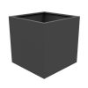 Large, cube planter made from thick Aluminium