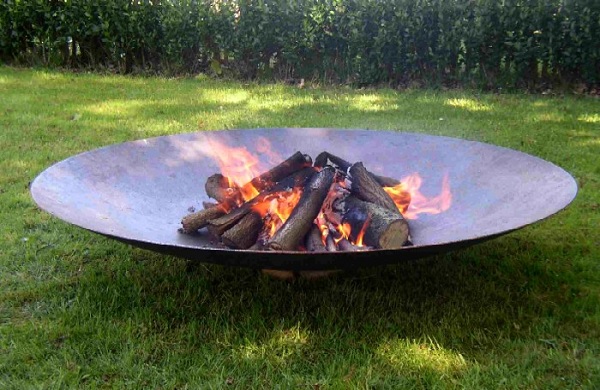 Fire Bowls Pits Outdoor Garden, Large Outdoor Fire Pit Bowl
