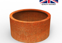 Corten steel plant cylinder