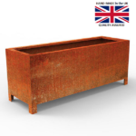 Corten Steel Trough - 90mm Feet