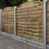 Dome Top Fence Panel with 15 year anti-rot guarantee