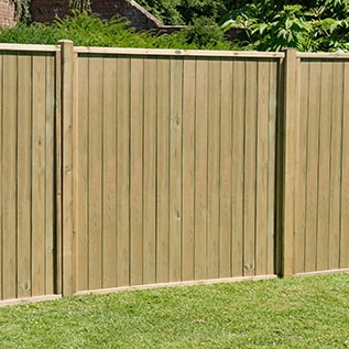 Tongue & Groove Vertical Premium Fence Panel