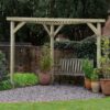 Slatted Timber Corner Pergola